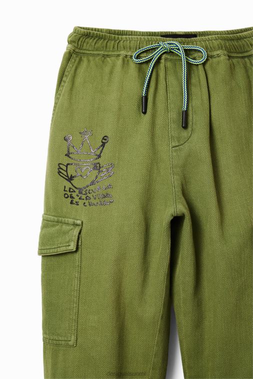 cargo-taskuhousut Desigual poika F4V041784 vaatetus