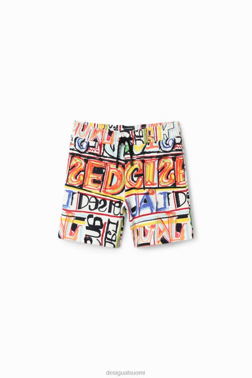 kirjaimia jogger bermuda shortsit Desigual poika F4V041714 vaatetus