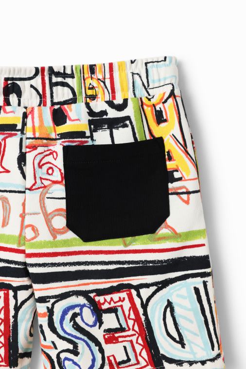 kirjaimia jogger bermuda shortsit Desigual poika F4V041714 vaatetus