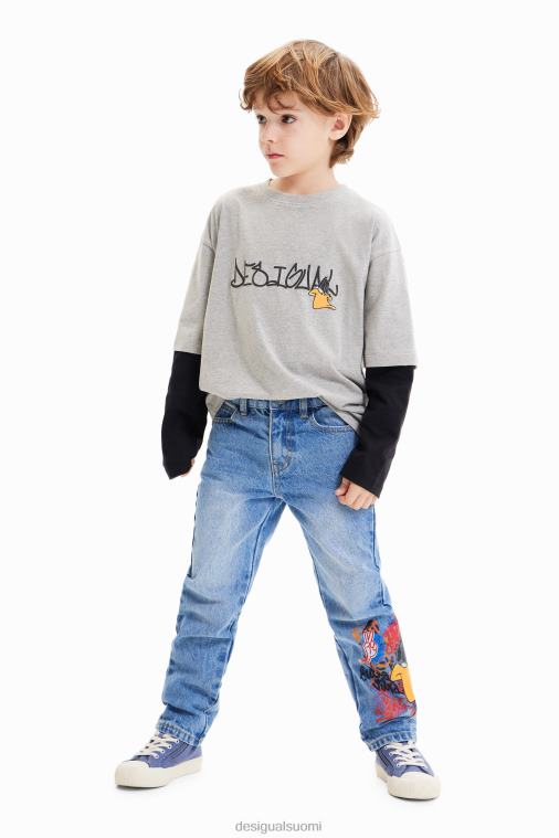 looney tunes suorat farkut Desigual poika F4V041719 vaatetus