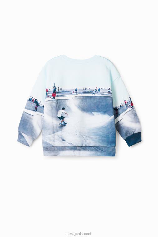 skate park collegepaita Desigual poika F4V041833 vaatetus