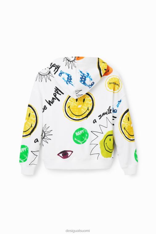 smiley oversize collegepaita Desigual poika F4V041864 vaatetus