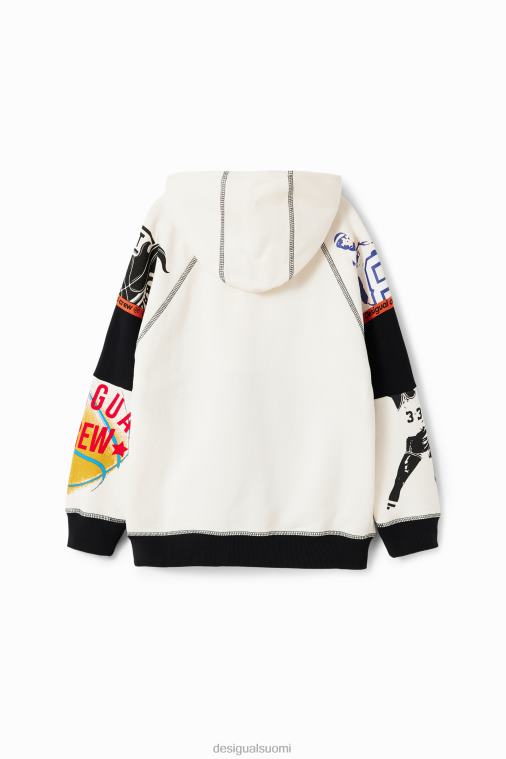 tilkkutyöt urheilullinen collegepaita Desigual poika F4V041701 vaatetus