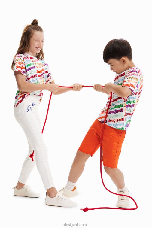 3d logollinen t-paita Desigual poika F4V041849 vaatetus