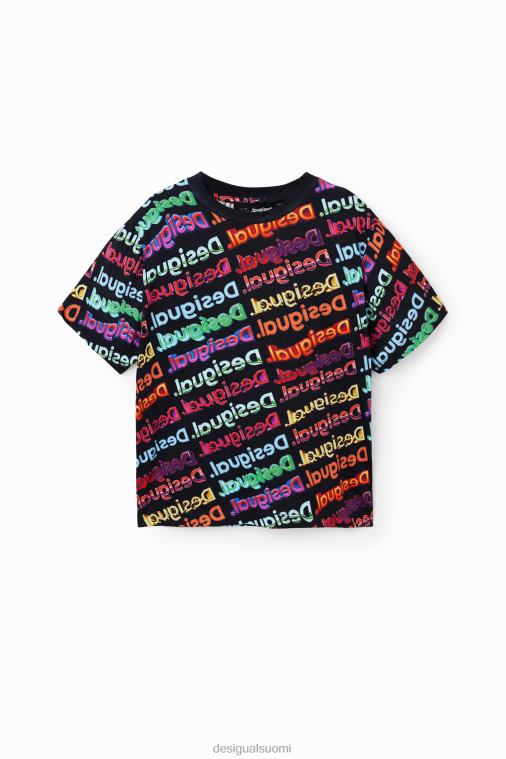 3d logollinen t-paita Desigual poika F4V041857 vaatetus
