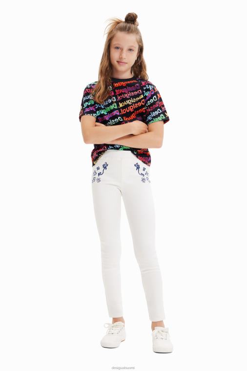 3d logollinen t-paita Desigual poika F4V041857 vaatetus