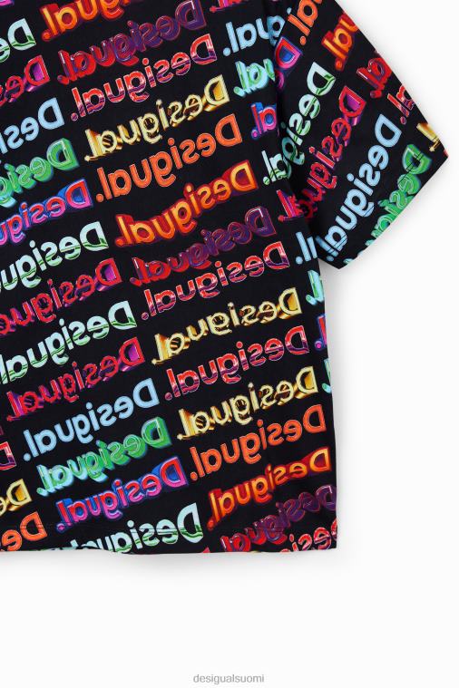 3d logollinen t-paita Desigual poika F4V041857 vaatetus