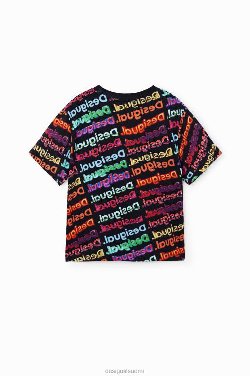 3d logollinen t-paita Desigual poika F4V041857 vaatetus