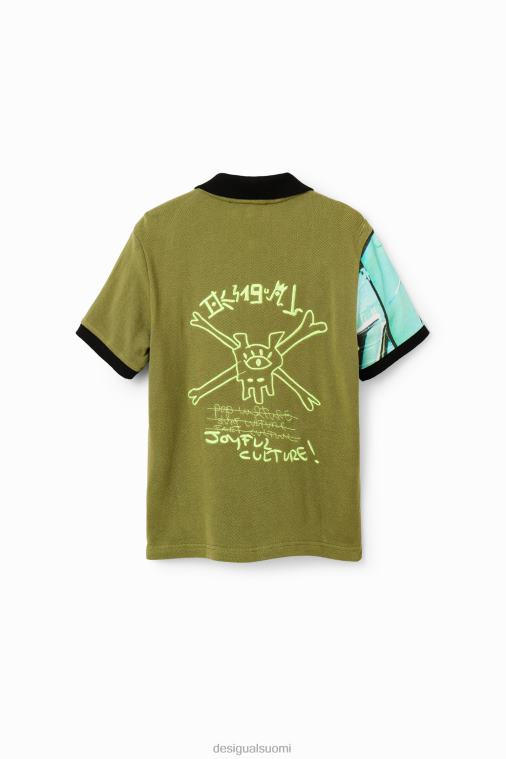 graffiti lyhythihainen poolopaita Desigual poika F4V041795 vaatetus