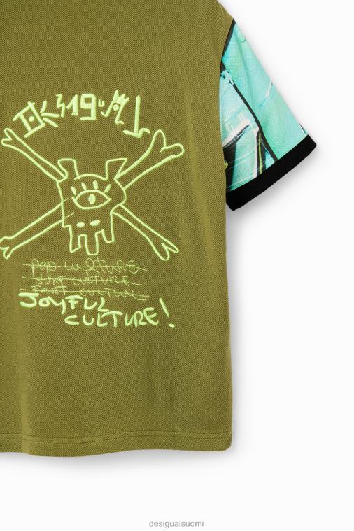 graffiti lyhythihainen poolopaita Desigual poika F4V041795 vaatetus