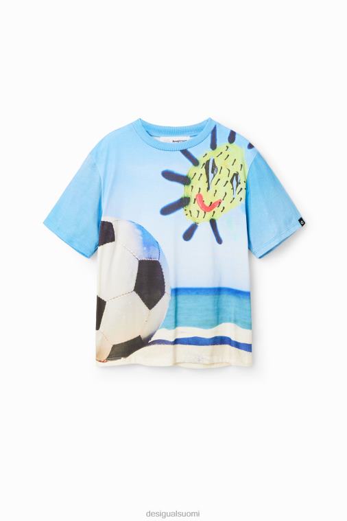 jalkapallo valokuvaus t-paita Desigual poika F4V041809 vaatetus