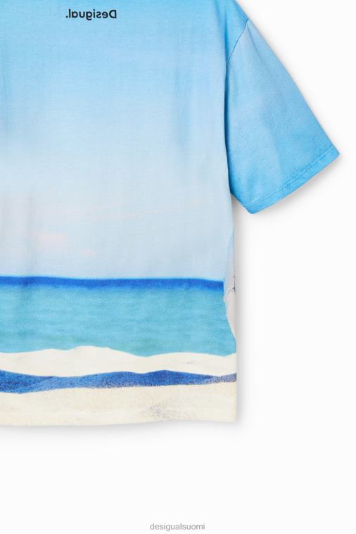 jalkapallo valokuvaus t-paita Desigual poika F4V041809 vaatetus