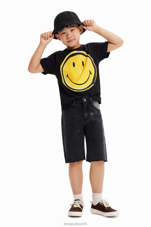 lyhythihainen hymiö-t-paita Desigual poika F4V041831 vaatetus