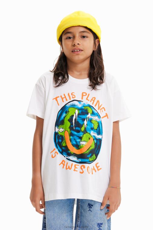 oversize planet t-paita Desigual poika F4V041806 vaatetus