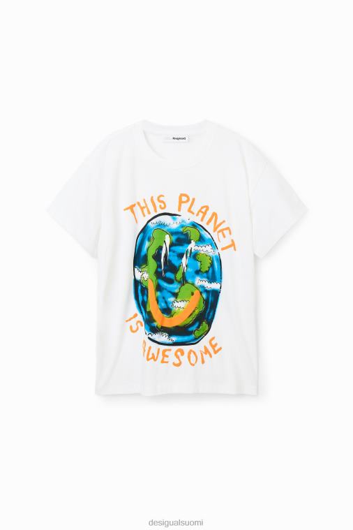 oversize planet t-paita Desigual poika F4V041806 vaatetus