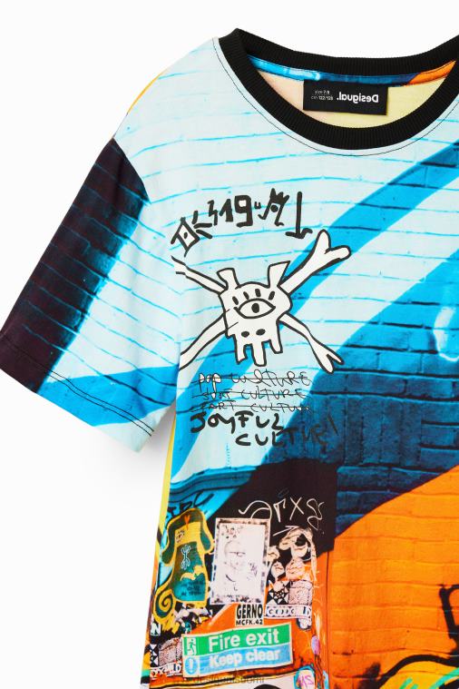 valokuvaus graffiti t-paita Desigual poika F4V041814 vaatetus