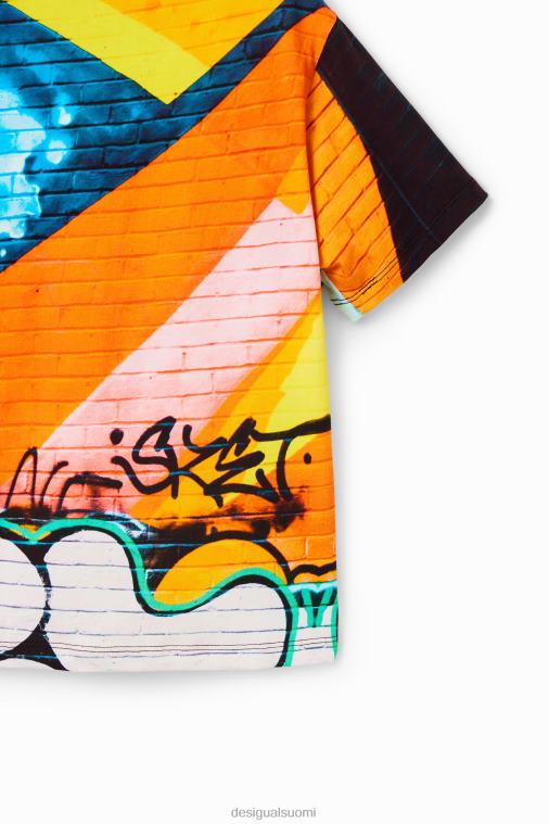 valokuvaus graffiti t-paita Desigual poika F4V041814 vaatetus