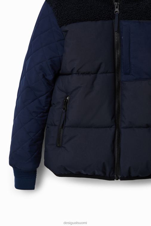 pehmustettu hupullinen takki Desigual poika F4V041870 vaatetus