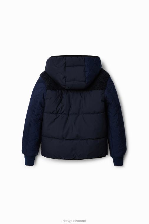 pehmustettu hupullinen takki Desigual poika F4V041870 vaatetus