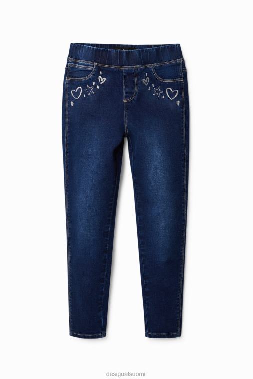 ohuet kuviolliset jeggingit Desigual tyttö F4V041804 vaatetus