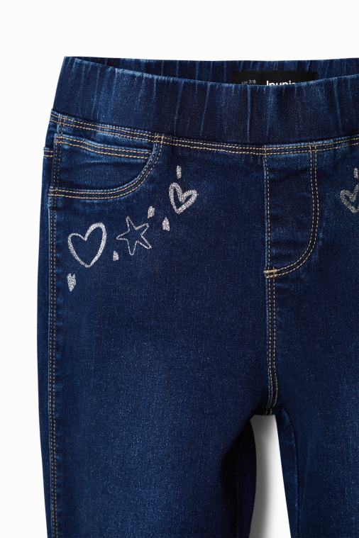 ohuet kuviolliset jeggingit Desigual tyttö F4V041804 vaatetus