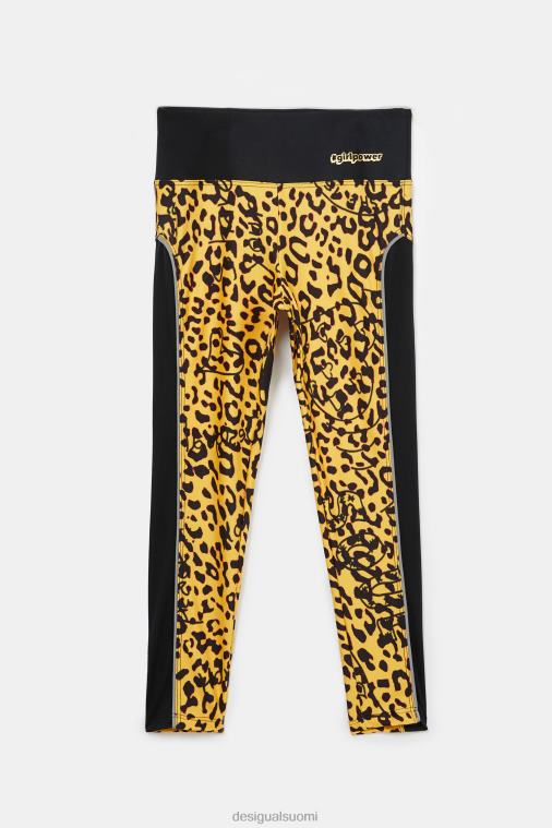 ohuet leggingsit eläinprintti Desigual tyttö F4V041881 vaatetus