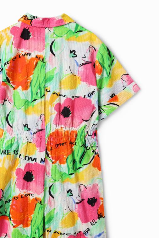 pitkä kukkahaalari Desigual tyttö F4V041761 vaatetus