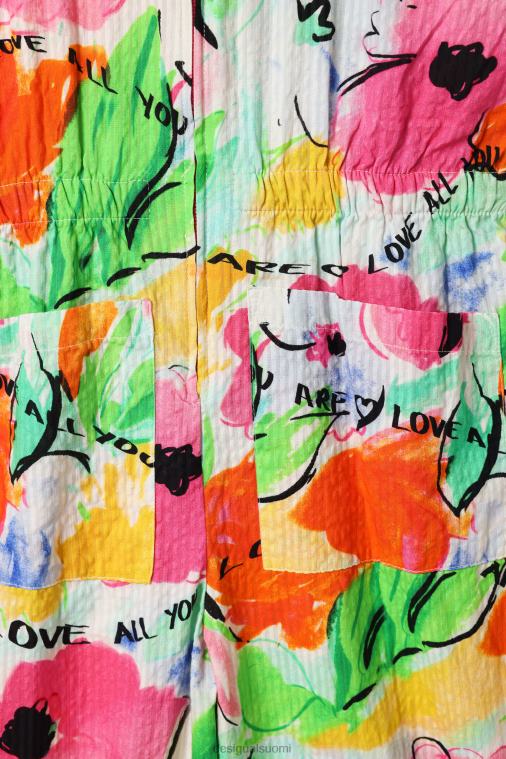 pitkä kukkahaalari Desigual tyttö F4V041761 vaatetus