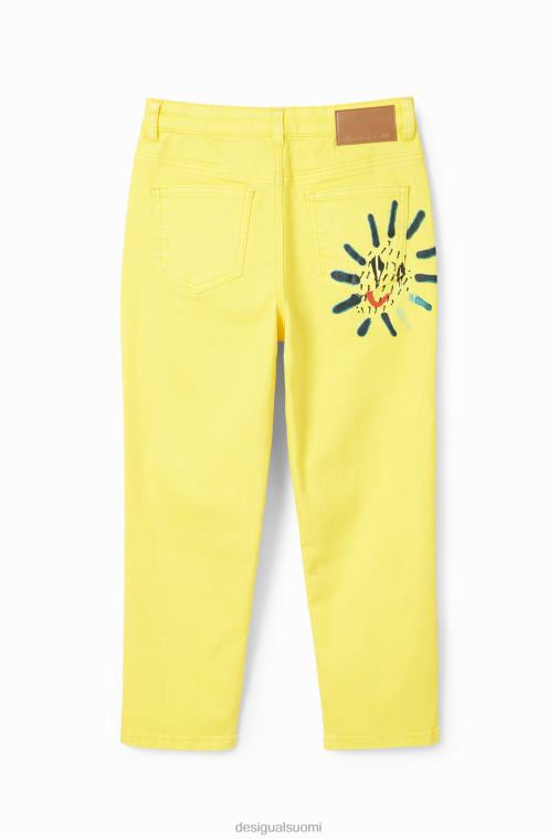 taiteelliset suorat farkut Desigual tyttö F4V041840 vaatetus