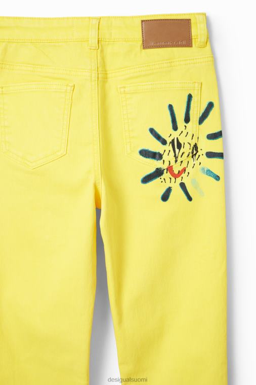 taiteelliset suorat farkut Desigual tyttö F4V041840 vaatetus