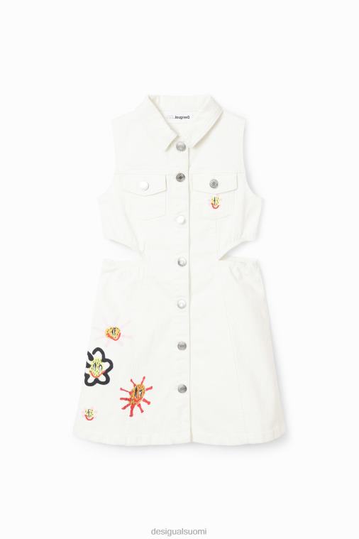 denim-leikkausmekko Desigual tyttö F4V041893 vaatetus