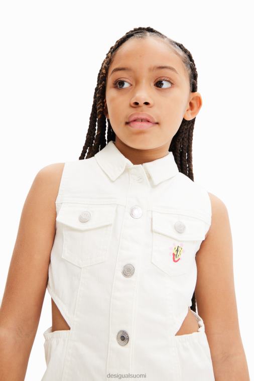 denim-leikkausmekko Desigual tyttö F4V041893 vaatetus