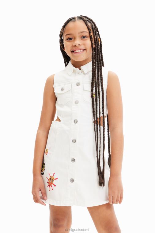 denim-leikkausmekko Desigual tyttö F4V041893 vaatetus