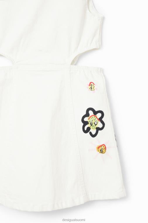 denim-leikkausmekko Desigual tyttö F4V041893 vaatetus