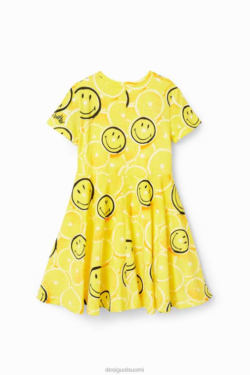hymiö sitruunamekko Desigual tyttö F4V041835 vaatetus