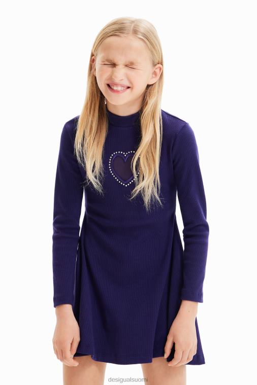 sydänleikattu mekko Desigual tyttö F4V041731 vaatetus