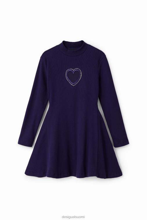 sydänleikattu mekko Desigual tyttö F4V041731 vaatetus