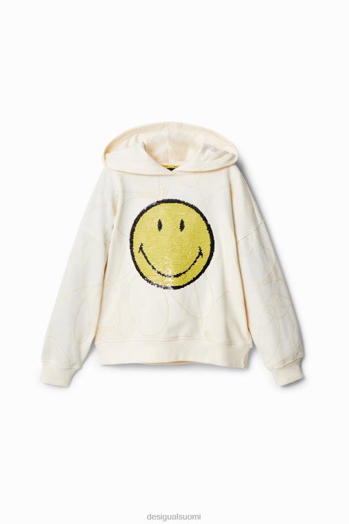 käännettävä paljetteinen hymiöhuppari Desigual tyttö F4V041852 vaatetus