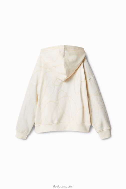 käännettävä paljetteinen hymiöhuppari Desigual tyttö F4V041852 vaatetus