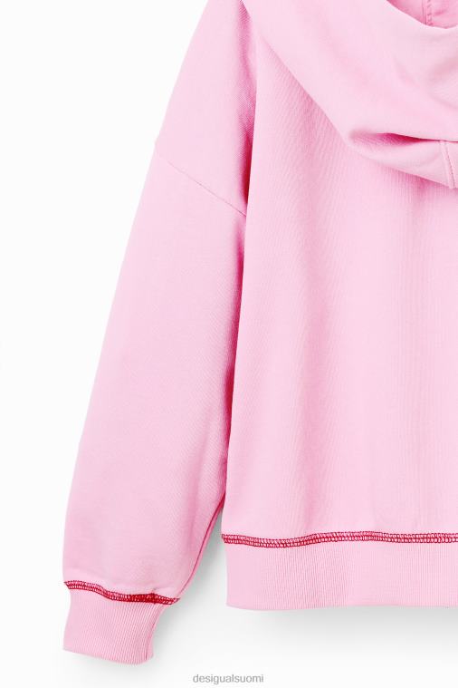 paljetoitu pinkki pantteri collegepaita Desigual tyttö F4V041759 vaatetus