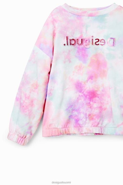 solmittava logollinen collegepaita Desigual tyttö F4V041868 vaatetus