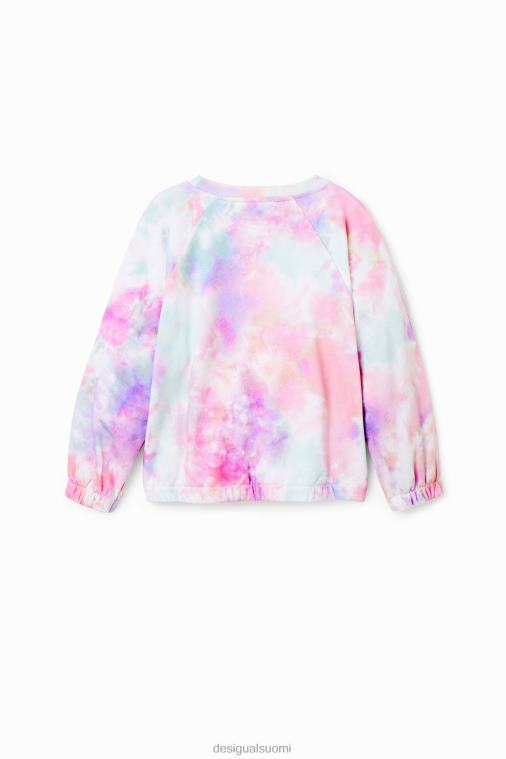 solmittava logollinen collegepaita Desigual tyttö F4V041868 vaatetus