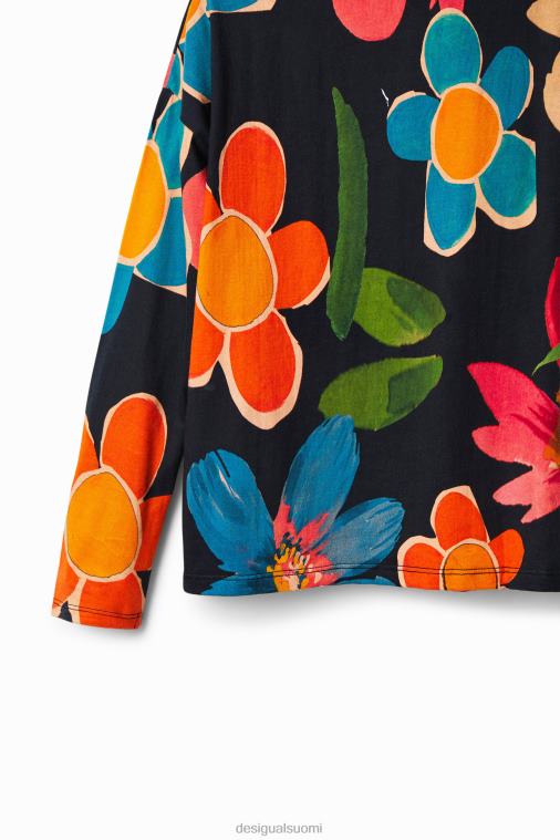 kukkakuvioinen t-paita Desigual tyttö F4V041837 vaatetus