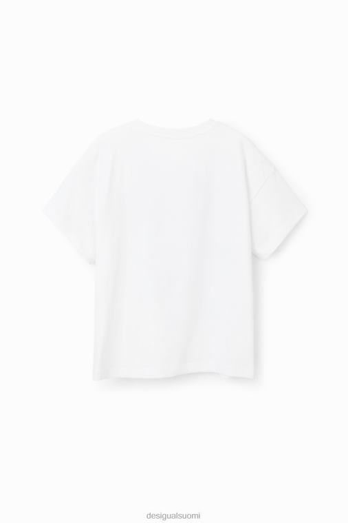 lyhythihainen kasvi-t-paita Desigual tyttö F4V041811 vaatetus