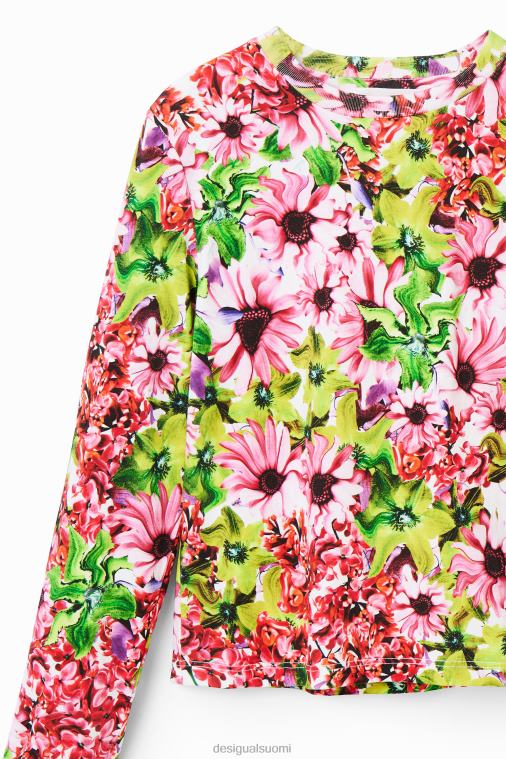 monivärinen kukkainen t-paita Desigual tyttö F4V041843 vaatetus