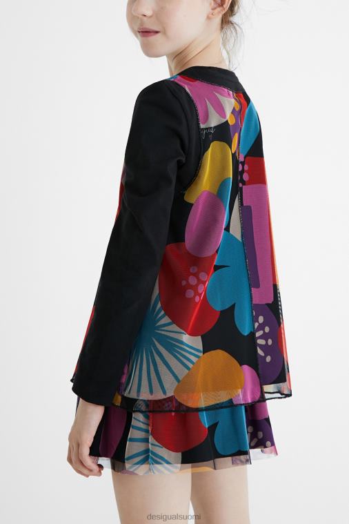 tylliprintti t-paita Desigual tyttö F4V041802 vaatetus