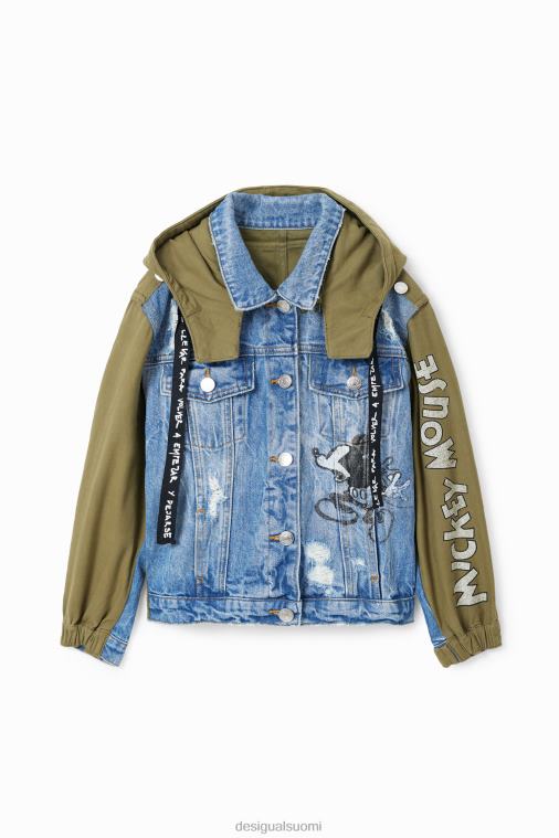 Disneyn Mikki Hiiri -parkatakki Desigual tyttö F4V041145 vaatetus