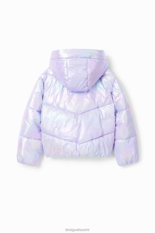 värikäs tikattu takki Desigual tyttö F4V041777 vaatetus