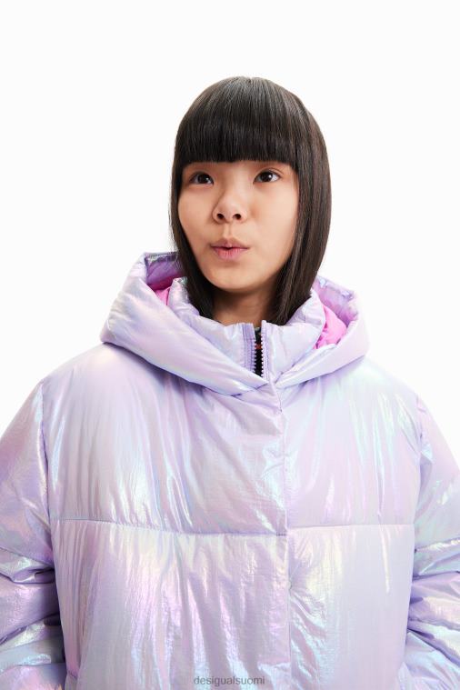 värikäs tikattu takki Desigual tyttö F4V041777 vaatetus