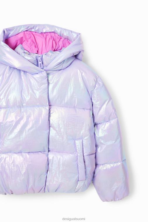 värikäs tikattu takki Desigual tyttö F4V041777 vaatetus